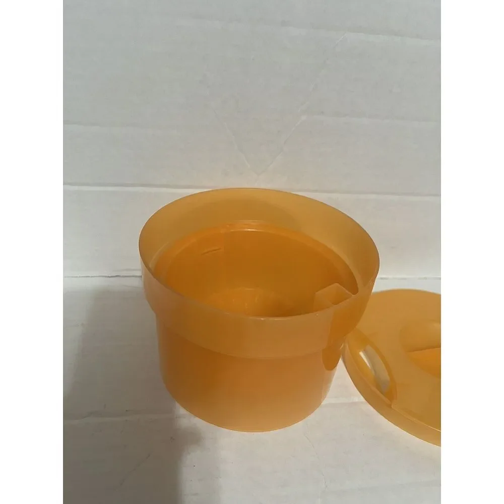 Mr. Coffee 2 Qt. Iced Tea Pot Maker Replacement Part Orange Brew Basket With Lid